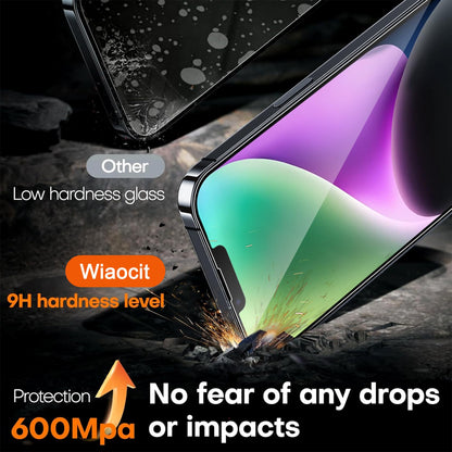 Wiaocit Tempered Glass Privacy Screen Protector for iPhone 15 Pro