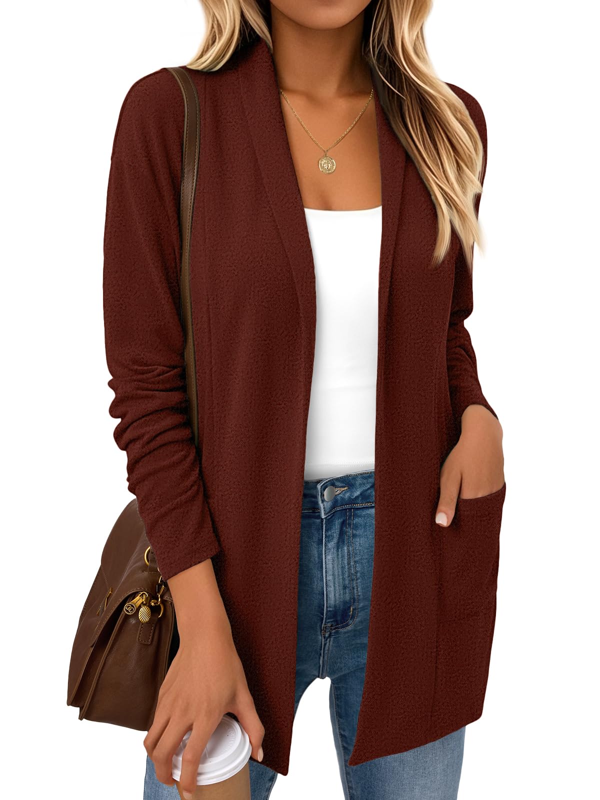 LILLUSORY Cardigan for Women Lightweight Cardigans Fall Fashion Outfits