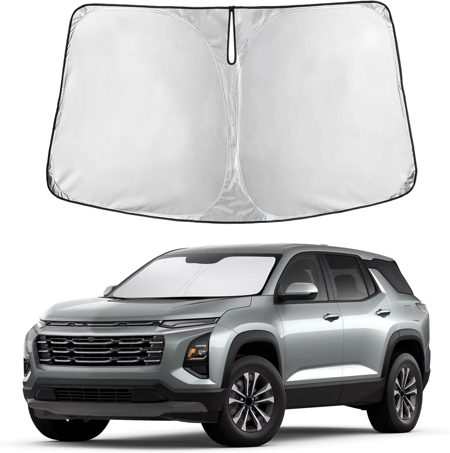Autovir Windshield Sun Shade, 2017-2026 Tesla Model 3 & Y, 280T Visor Shade