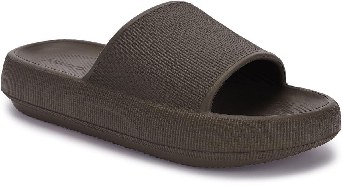 Joomra Pillow Slippers for Women and Men Thick Sole Ultra Cushion Slides