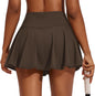 PINSPARK Womens Tennis Skirt 14" Pleated Athletic Golf Skorts with Pockets
