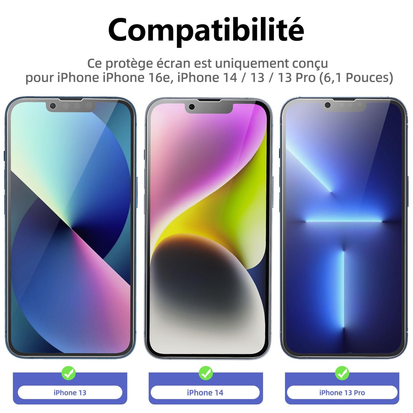 NEW'C for iPhone 17, iPhone 17 Pro, iPhone 16 Pro Screen Protector