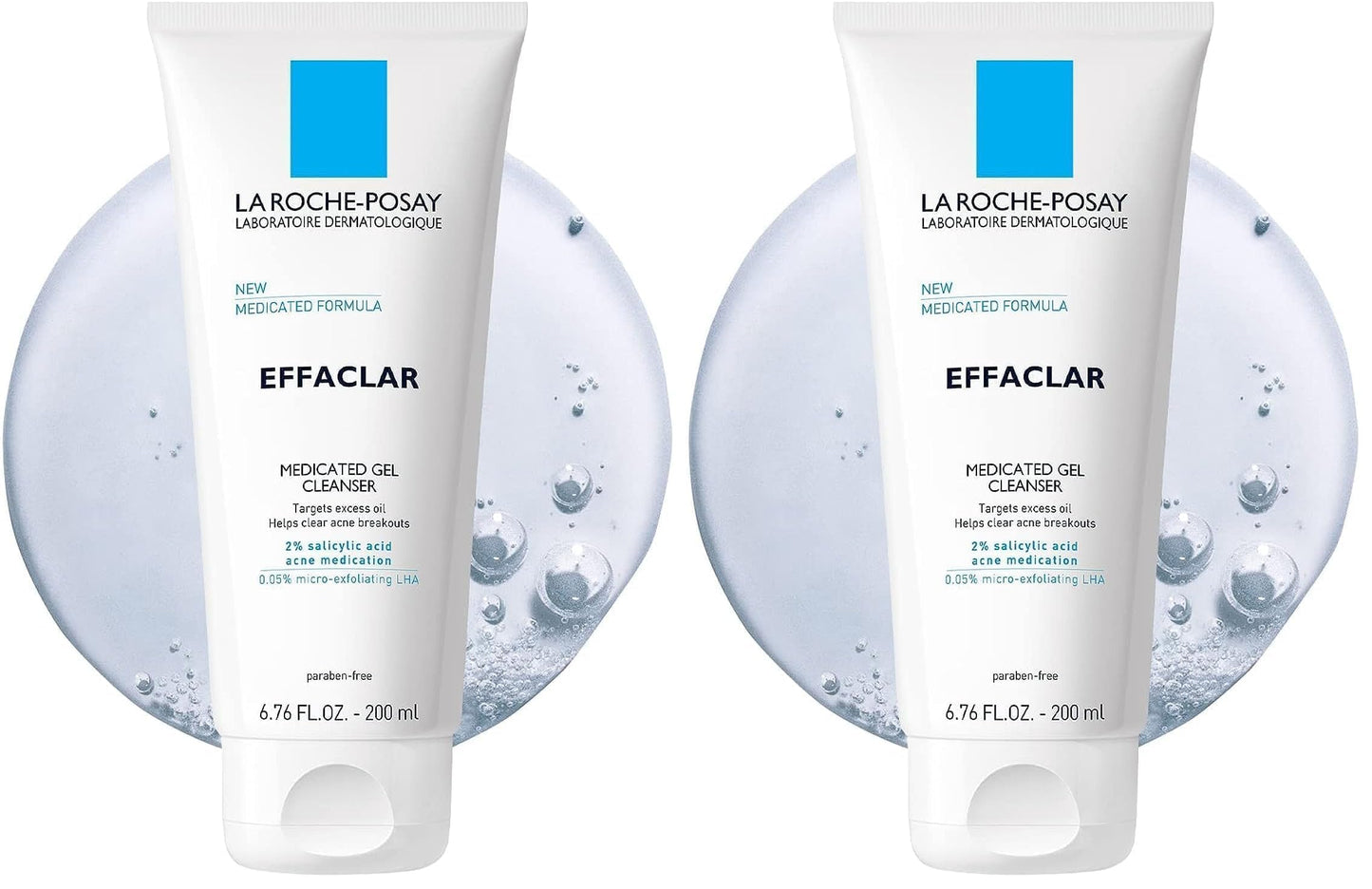 La Roche-Posay Effaclar Medicated Acne Face Wash with 2% Salicylic Acid