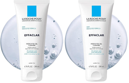 La Roche-Posay Effaclar Medicated Acne Face Wash with 2% Salicylic Acid