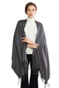 RIIQIICHY Women's Fringe Shawl Wrap Pashmina Scarf for Wedding Evening