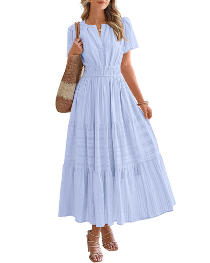 BTFBM Womens Summer 2026 Casual Maxi Dresses