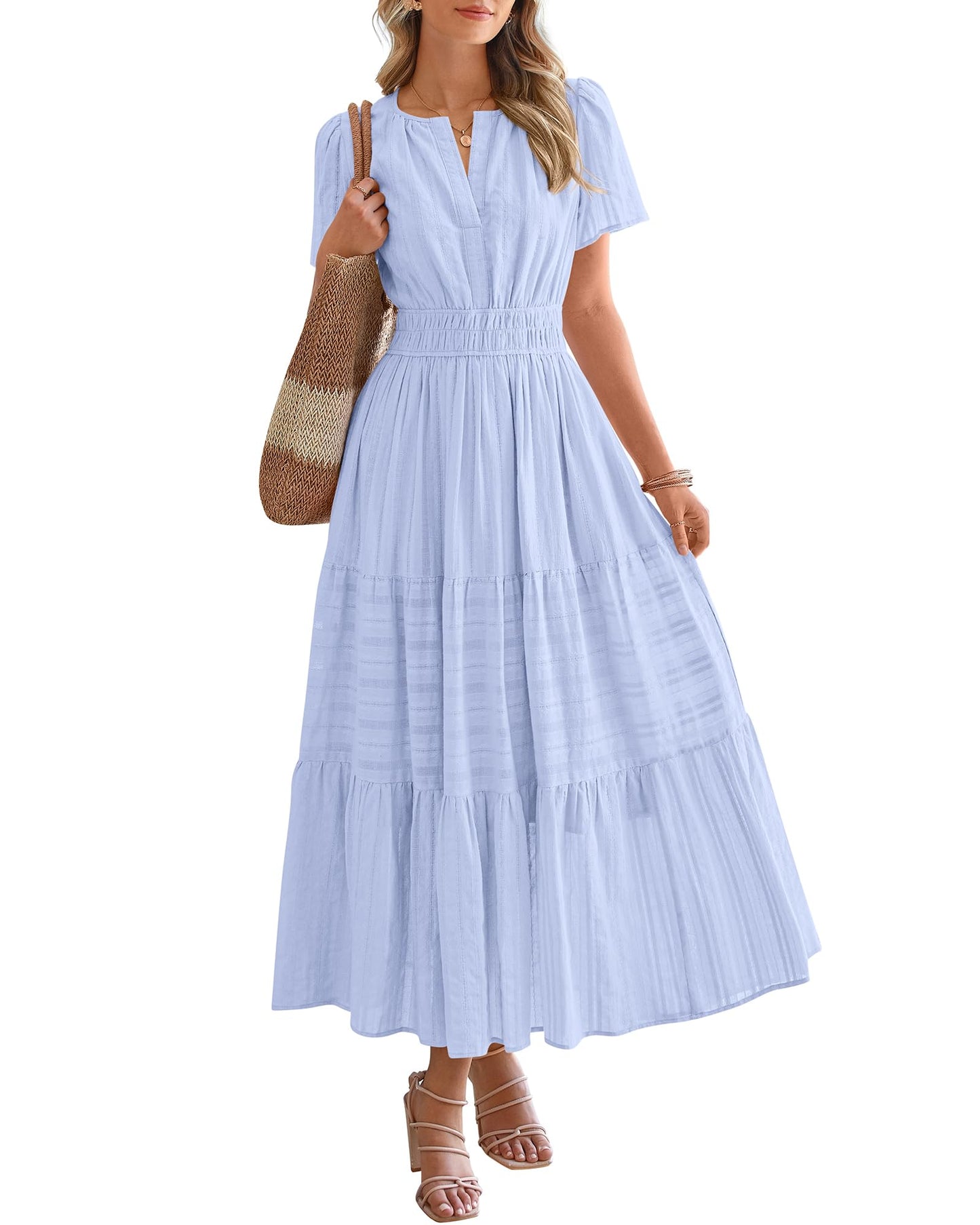 BTFBM Womens Summer 2026 Casual Maxi Dresses