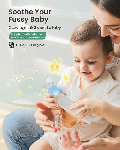 GROWNSY Nasal Aspirator for Baby, Electric Nose Sucker, Powerful Suction