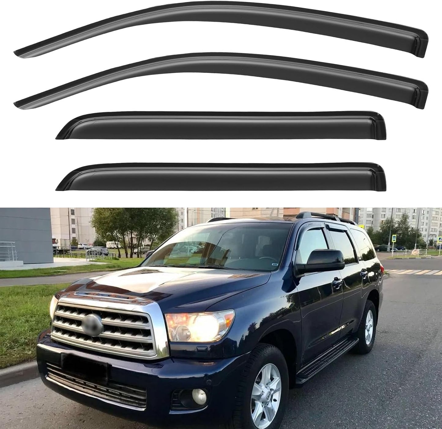 Window Visors Rain Guards for 2020-2025 Nissan Sentra