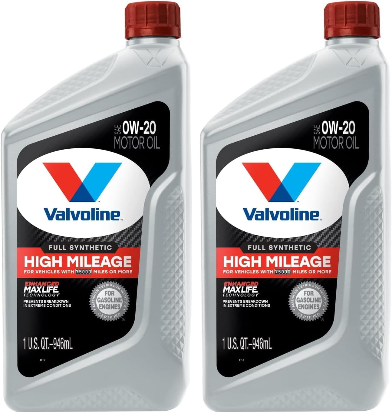 Valvoline MaxLife High Mileage 5W-30 Synthetic Blend Motor Oil 5 Quart