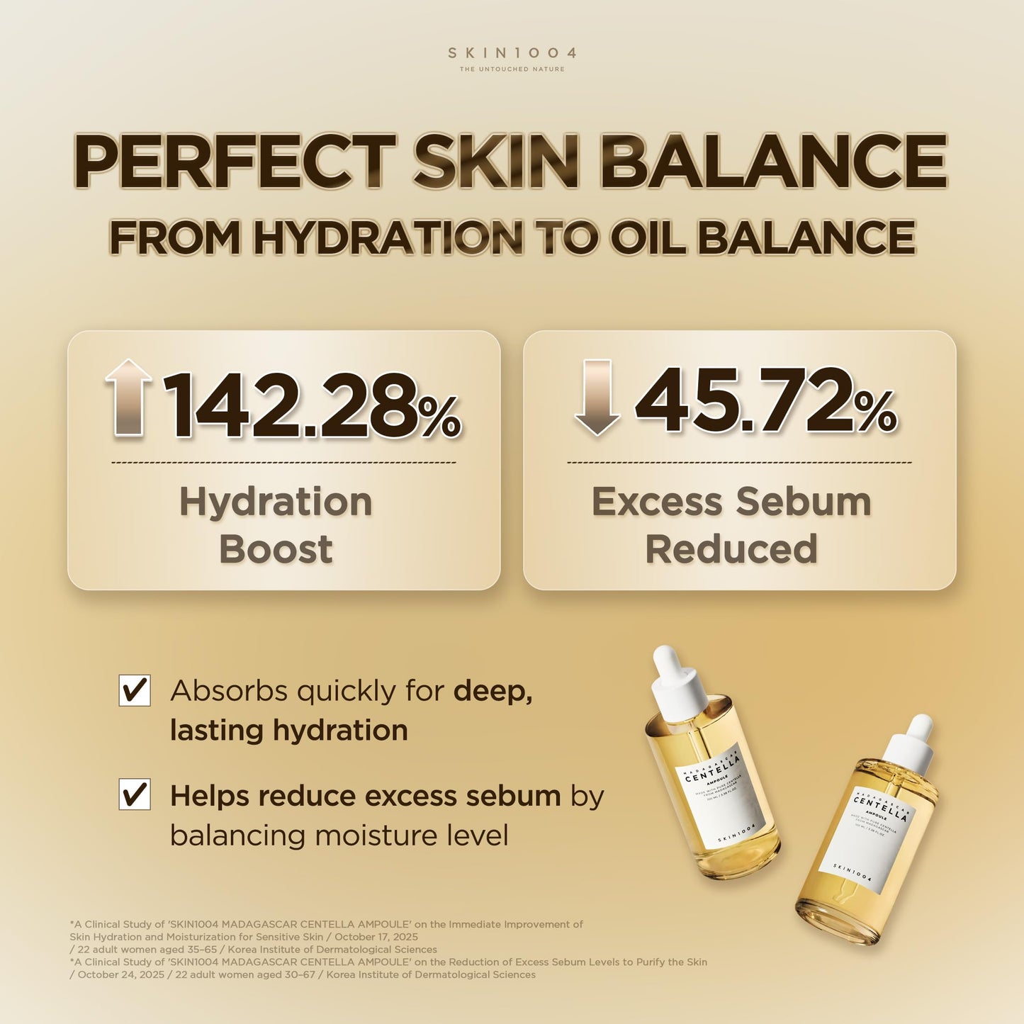 SKIN1004 [Hudson's Pick] Madagascar Centella Ampoule, Korean Face Serum with Centella Asiatica for Hydrating & Moisturizing, Soothing Facial Serum for Skin Balance, Korean Skin Care, 1.85 fl.oz, 55ml