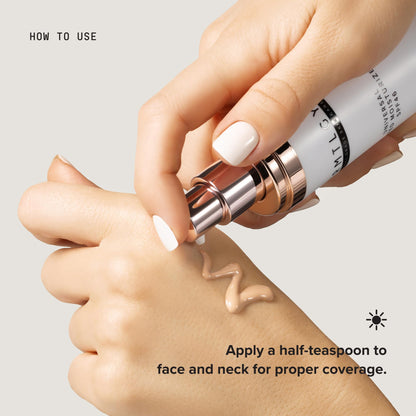 DRMTLGY Universal Tinted Moisturizer SPF 46, Dewy Tinted Sunscreen