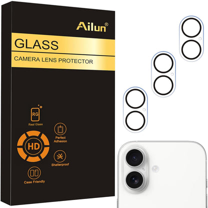 Ailun 3 Pack Camera Lens Protector for iPhone 17 Pro Max, Tempered Glass