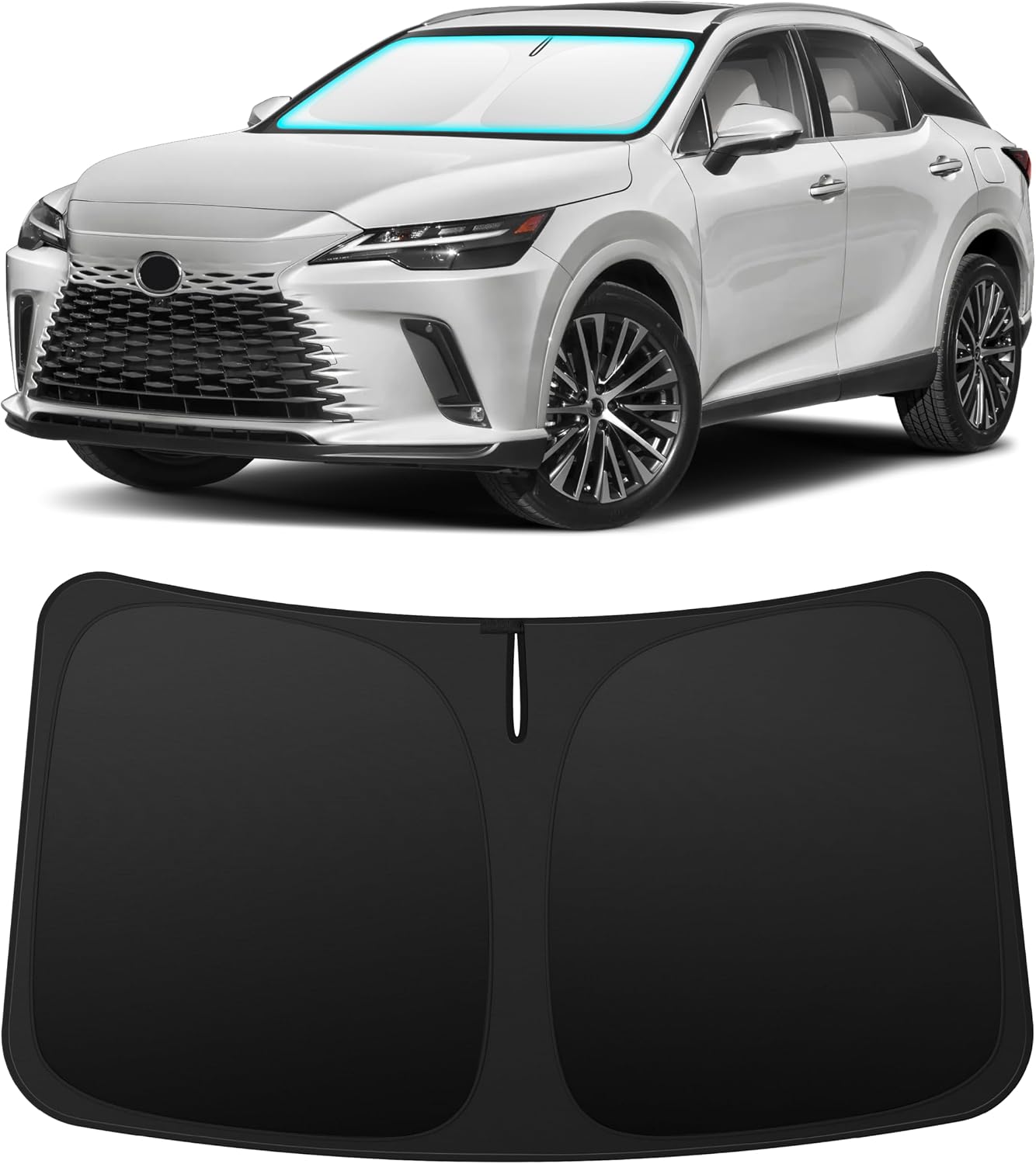 INSAUTO Custom Fit Windshield Sun Shade for Nissan Frontier 2005-2021