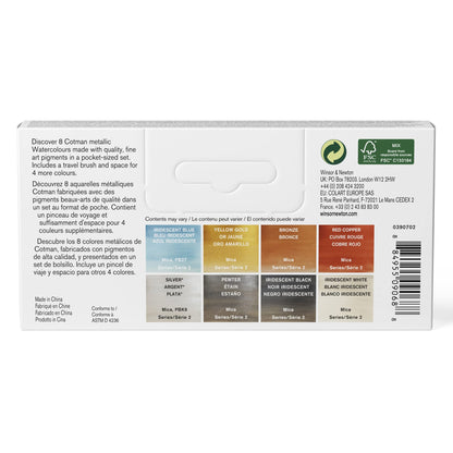 Winsor & Newton Cotman Watercolor Paint Set, Sketchers' Pocket Set
