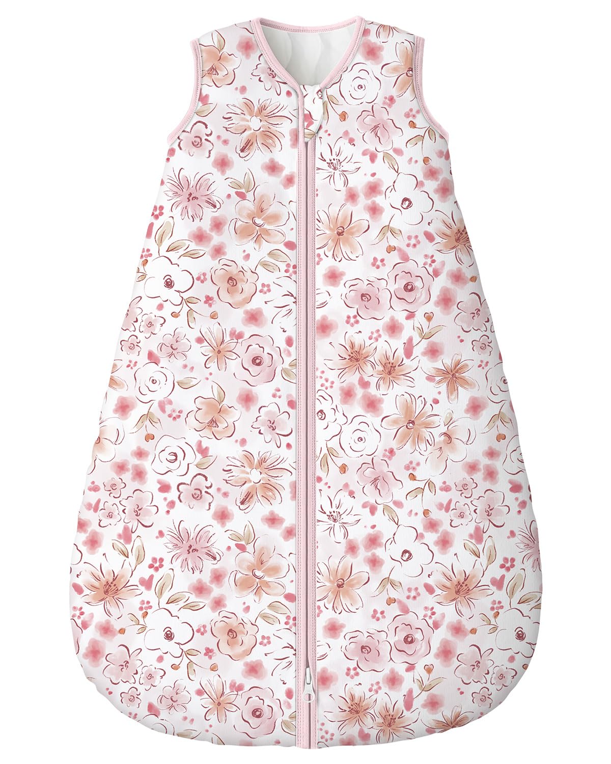 Yoofoss Baby Sleep Sack 0-6 Month 0.5TOG 100% Organic Cotton 2-Way Zipper