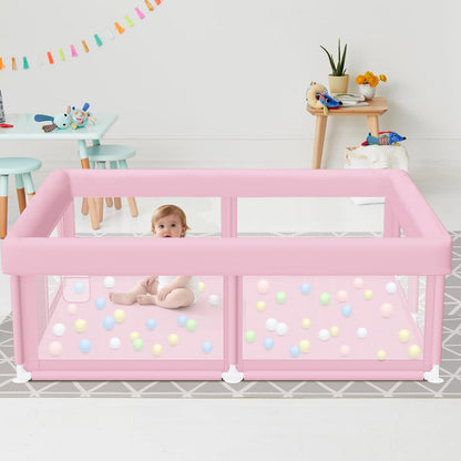 Hiaksedt Baby Playpen 50x50 Inch, Play Pens for Babies and Toddlers