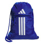 adidas Alliance Sackpack – Drawstring Backpack for Sports, Small Gym Bag, Preloved Teal Green/Black/3, OSFA