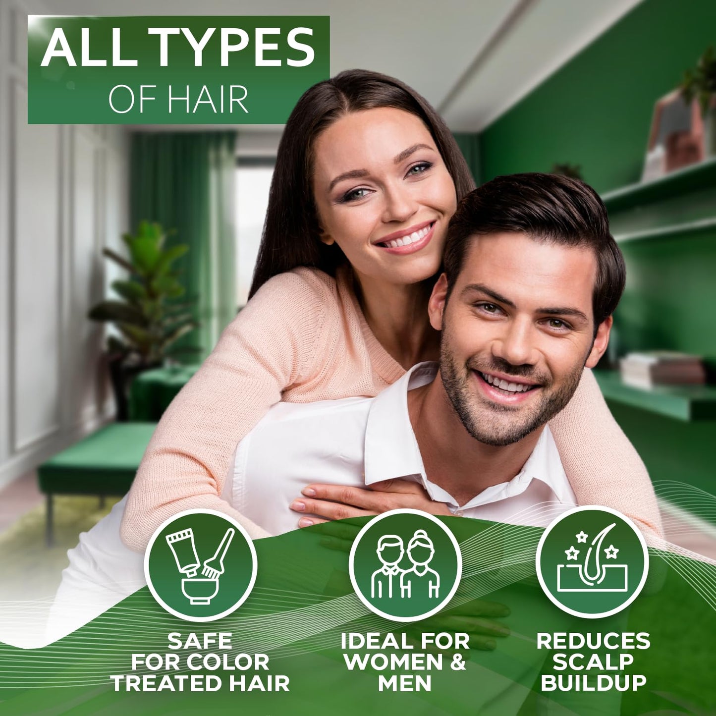 Caffeine Shampoo and Conditioner Set - Volumizing Products for Women and Men - Thickening, Volume Boosting Formula for Thinning and Fine Hair - Sulfate Free, No Parabens - Hydrating, Salon Grade