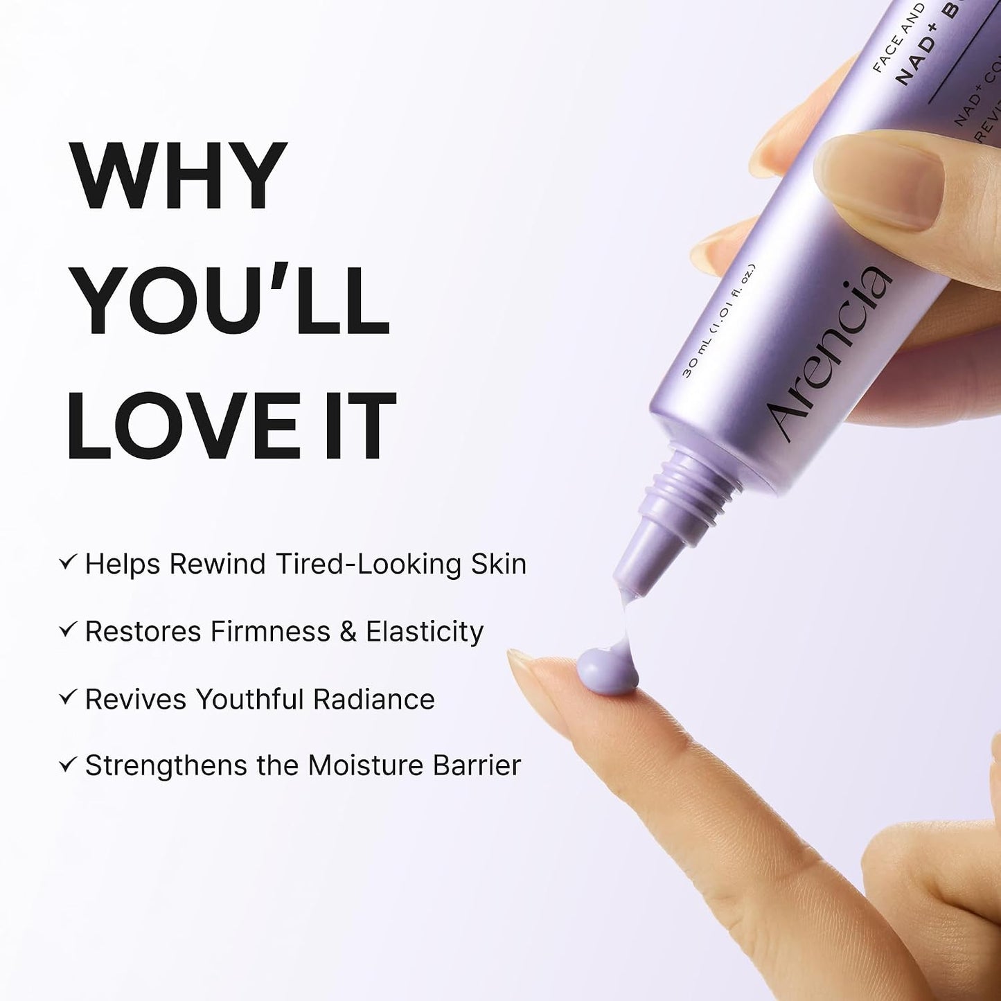 Arencia Vitamin C Booster Shot Serum with Glutathione, Niacinamide and Vitamin E for Dark Spot Care, Fine Lines & Wrinkles, Glass Skin, Korean Skincare 30ml/1.01 fl.oz