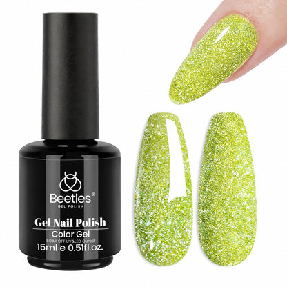 Beetles Purple Gel Nail Polish, 1 Pcs 15ml Purple Gel Polish