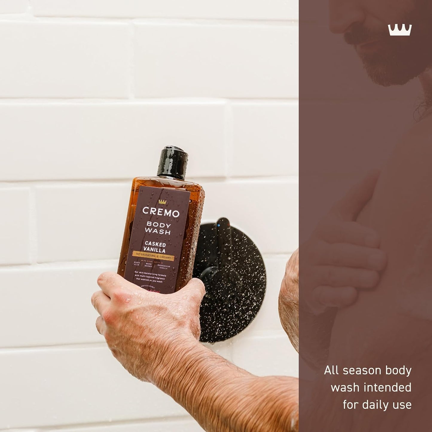 Cremo Body Wash for Men, Cypress Santal, 16 Fl Oz