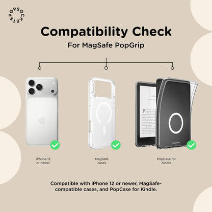 PopSockets Adhesive Phone Grip, Holder- Lace Noir