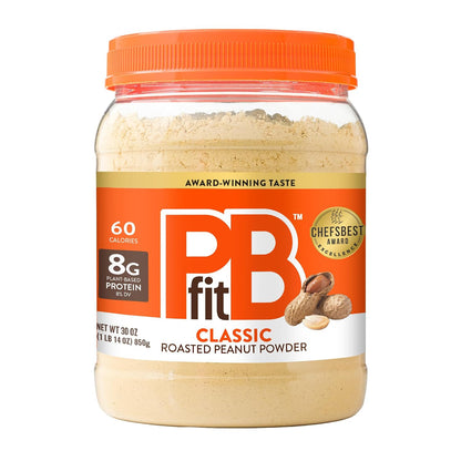 PBfit Classic Peanut Butter Powder 30 Oz, Peanut Spread with 8g Protein