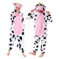 Spooktacular Creations Halloween Dalmatian Dragon Cow Costume, Animal Costume Hooded Jumpsuit for Halloween Cosplay Party
