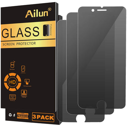 Ailun 3 Pack Privacy Screen Protector for iPhone 16 Pro Max, Tempered Glass