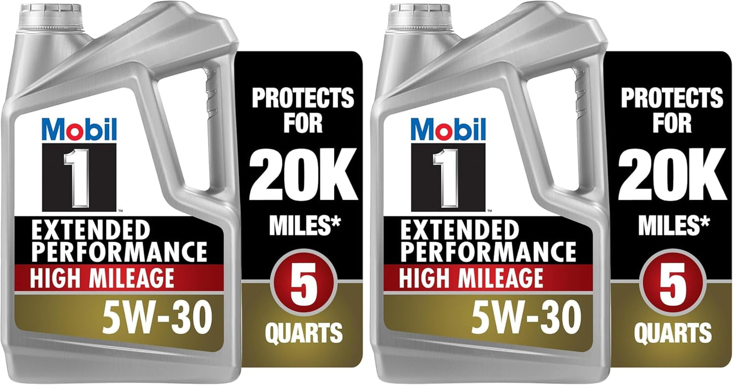 Mobil 1 European Car Formula Full Synthetic Motor Oil 0W-40, 5 Quart