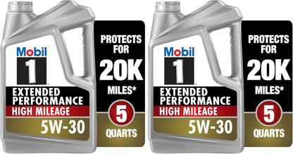 Mobil 1 European Car Formula Full Synthetic Motor Oil 0W-40, 5 Quart