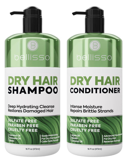 Caffeine Shampoo and Conditioner Set - Volumizing Products for Women and Men - Thickening, Volume Boosting Formula for Thinning and Fine Hair - Sulfate Free, No Parabens - Hydrating, Salon Grade