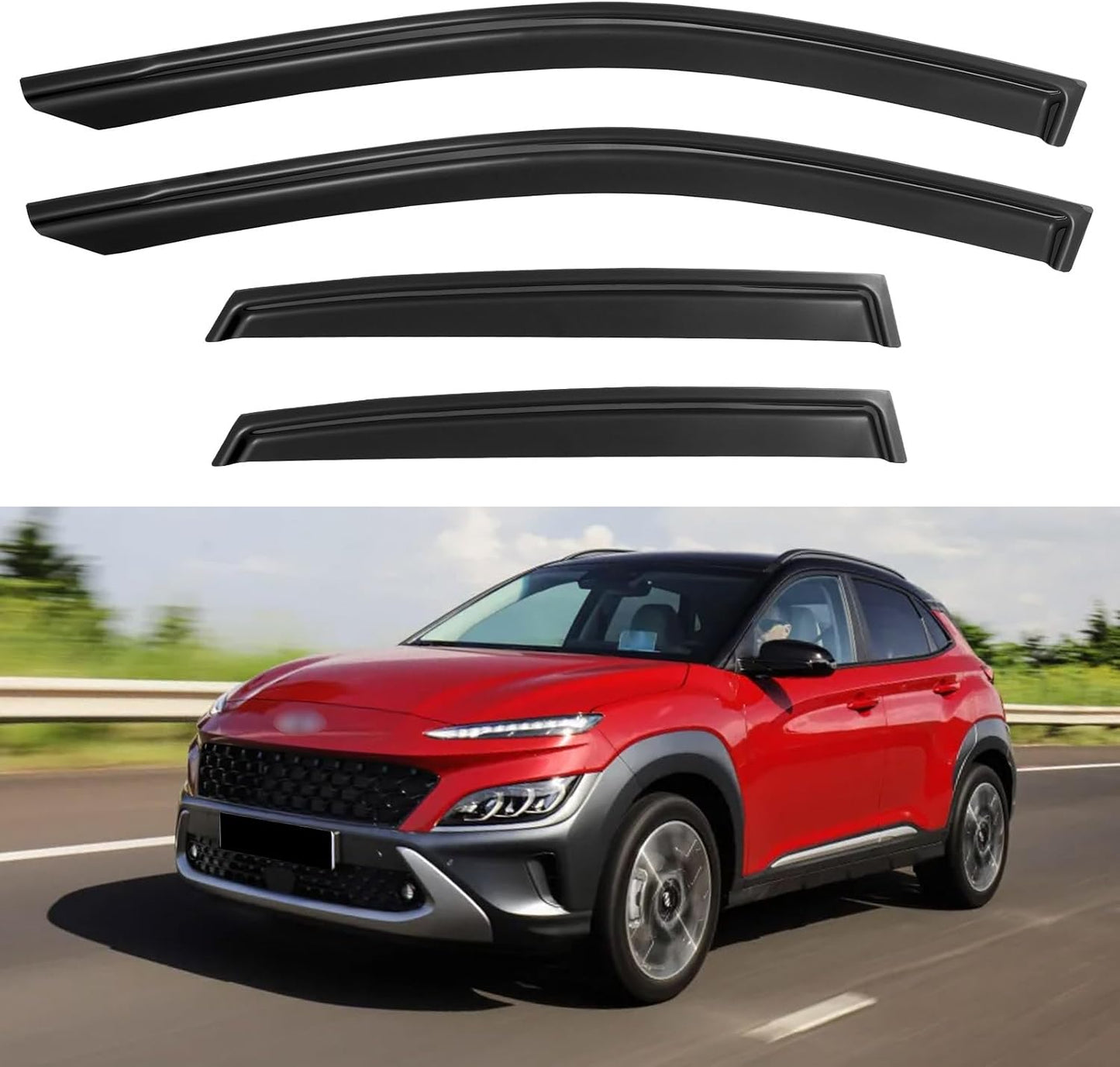 Window Visors Rain Guards for 2020-2025 Nissan Sentra