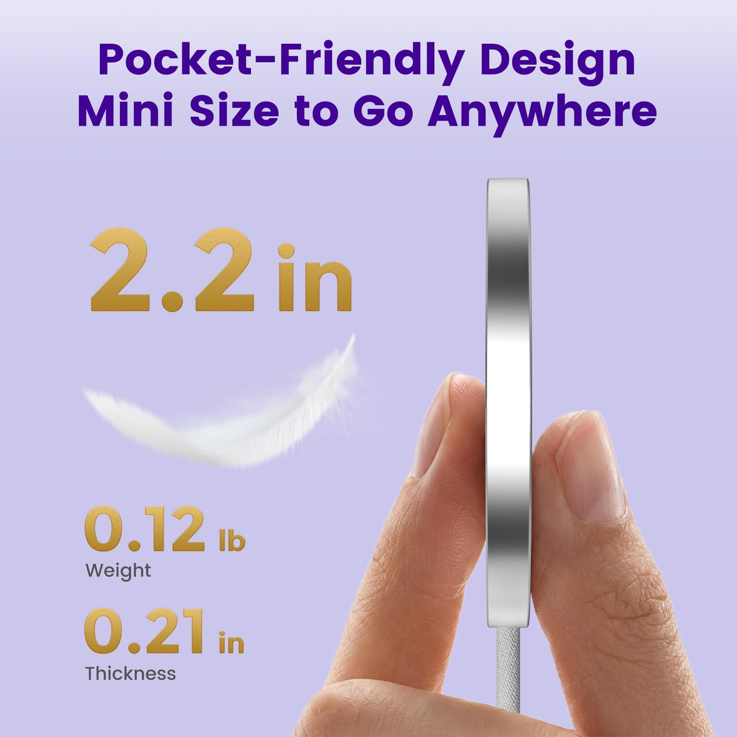 MagSafe 25W Wireless Charger for Apple Magnetic Fast Charging Pad