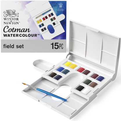 Winsor & Newton Cotman Watercolor Paint Set, Sketchers' Pocket Set