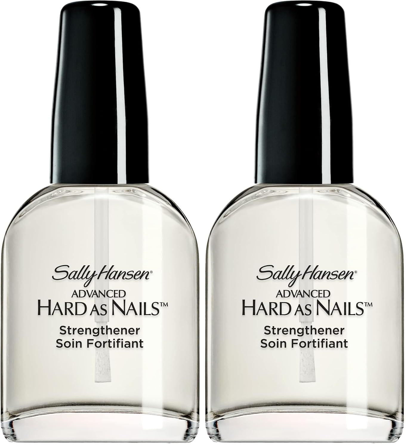 Sally Hansen Advanced Hard as Nails™, Clear Nail Strengthener, Includes Retinol and Nylon, Nourishing