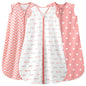 Yoofoss Baby Sleep Sack 0-6 Month 0.5TOG 100% Organic Cotton 2-Way Zipper