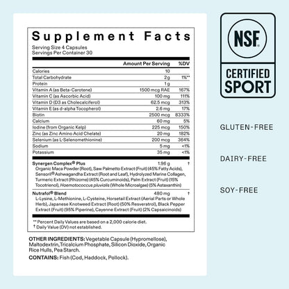 Nutrafol Women's Balance Hair Growth Supplements, Age 45+, 1-Month Bottle
