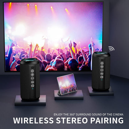 Ortizan X10 Portable Bluetooth Speaker (1st Gen), IPX7 Waterproof, Wireless
