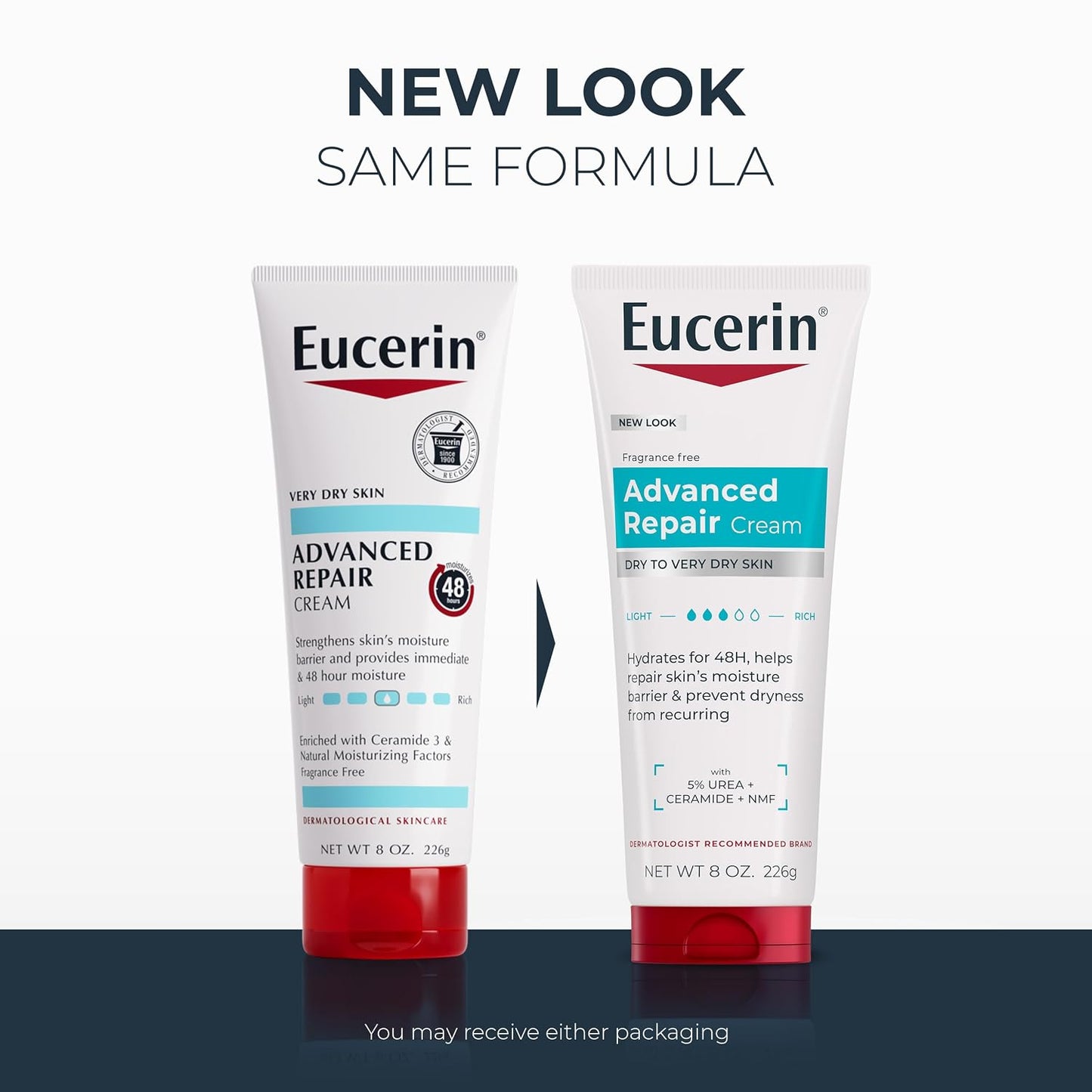 Eucerin Advanced Repair Lotion, Urea Enriched, 16.9 FL OZ