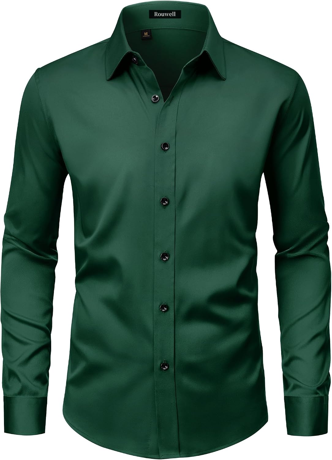 Men’s Wrinkle Free Dress Shirts Regular Fit Long Sleeve Non Iron Business Casual Wedding Stretch Button Down Shirt
