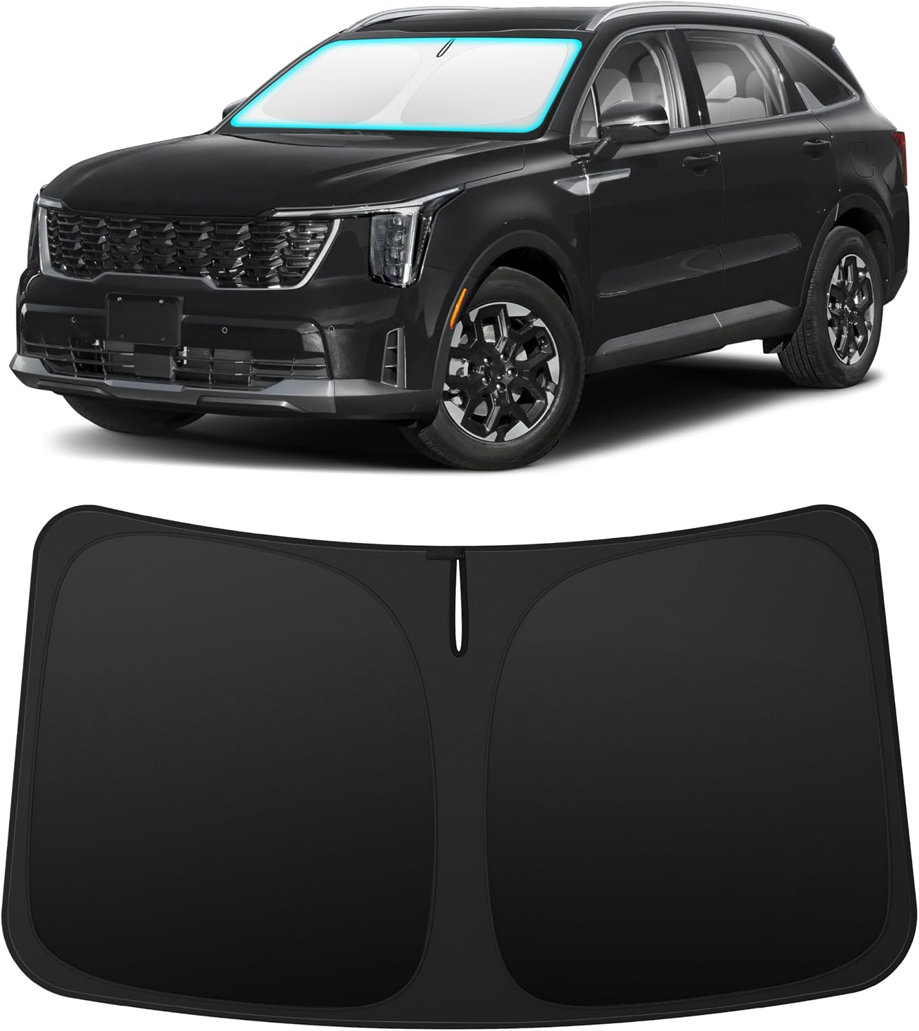 INSAUTO Custom Fit Windshield Sun Shade for Nissan Frontier 2005-2021