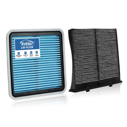 Engine+Cabin Air Filter Fit for 2014-2020 Rogue, 2017-2022 Rogue Sport