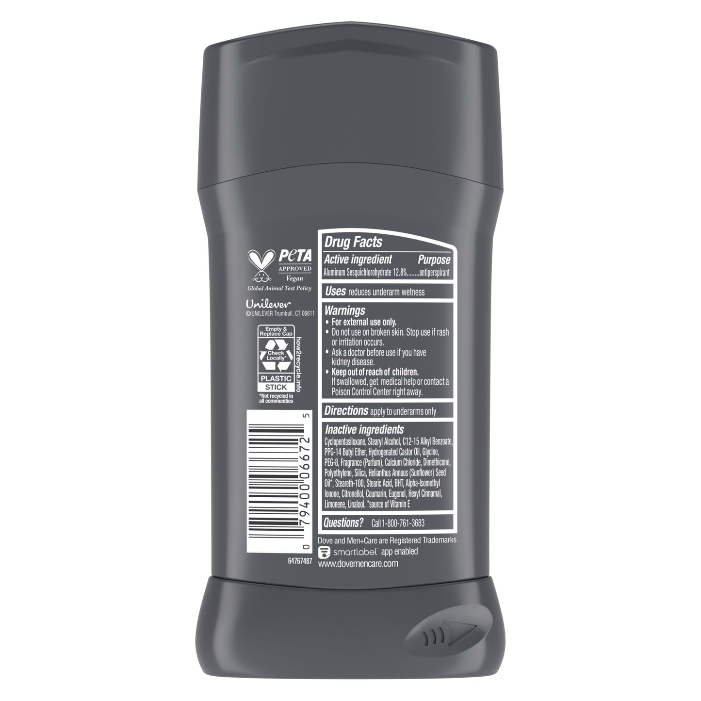 Dove Men+Care Extra Fresh Men's Antiperspirant Deodorant Stick Extra Fresh Twin pack With 72-hour sweat & odor protection with 1/4 Moisturizing Cream & Long-lasting Citrus Scent 2.7 oz