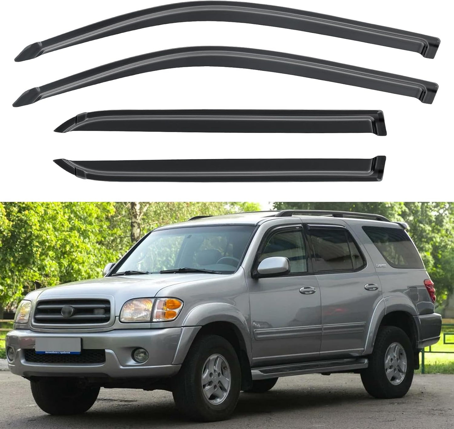Window Visors Rain Guards for 2020-2025 Nissan Sentra