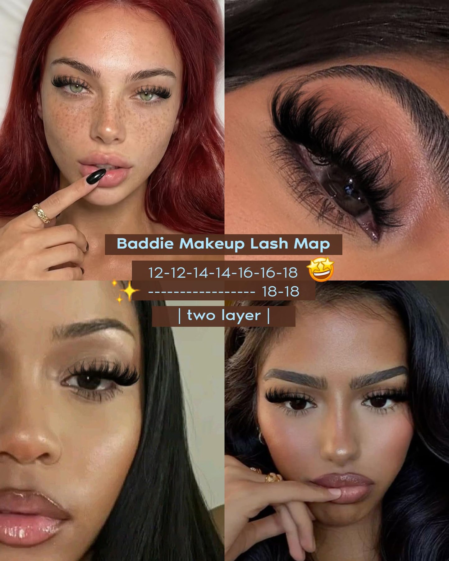 Goddvenus Pre-made Spikes Lash Clusters Wispy Manga Eyelash Clusters
