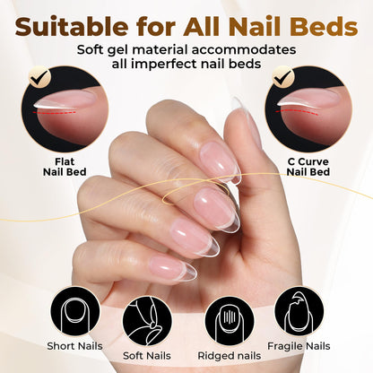 UNA GELLA 9 in 1 Gel Nail Glue U V Super Hold for Gel Nails Tips 10ml