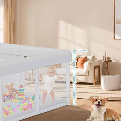 Hiaksedt Baby Playpen 50x50 Inch, Play Pens for Babies and Toddlers
