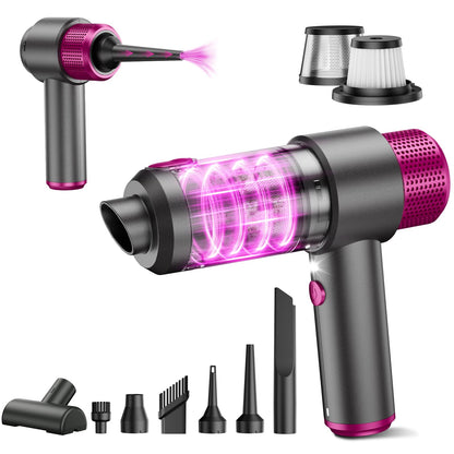KMM Handheld Car Vacuum Cleaner, Hand Held Vacuum Cleaner and Air Duster